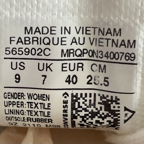 Converse Chuck Taylor All Star Lugged High White Platform Women’s Sneakers S 9 - Picture 6 of 7